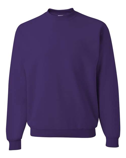 JERZEES Unisex NuBlend® Crewneck Sweatshirt - Deep Purple Front