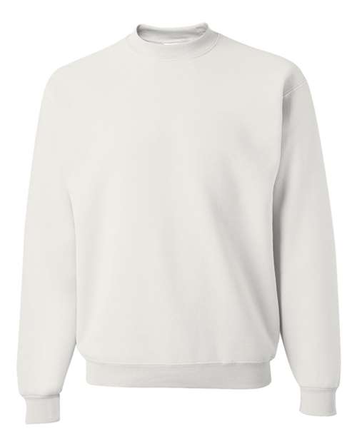 JERZEES Unisex NuBlend® Crewneck Sweatshirt - White Front