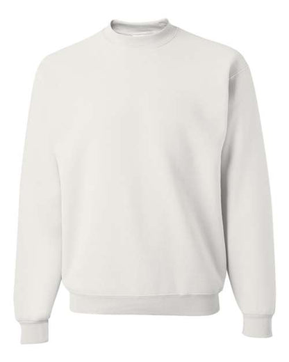JERZEES Unisex NuBlend® Crewneck Sweatshirt - White Front