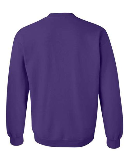 Unisex Heavy Blend™ Crewneck Sweatshirt - Purple Back