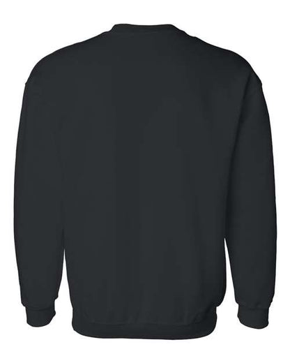 Unisex DryBlend® Crewneck Sweatshirt - Black Back