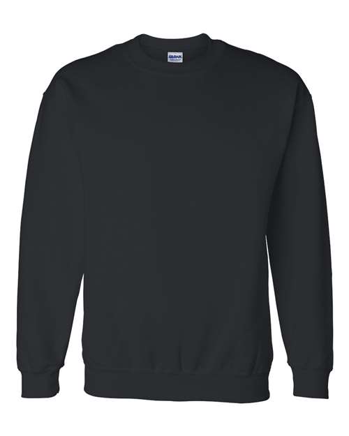 Unisex DryBlend® Crewneck Sweatshirt - Black Front