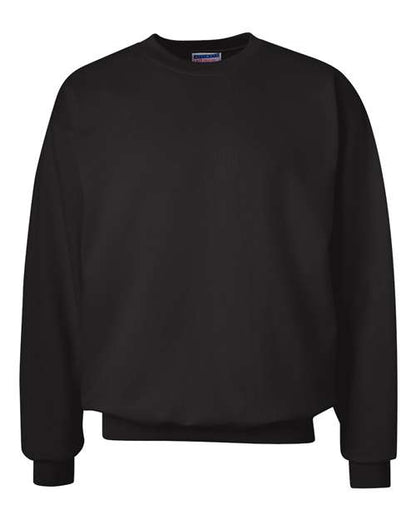 Hanes Unisex Ultimate Cotton® Crewneck Sweatshirt - Black Front