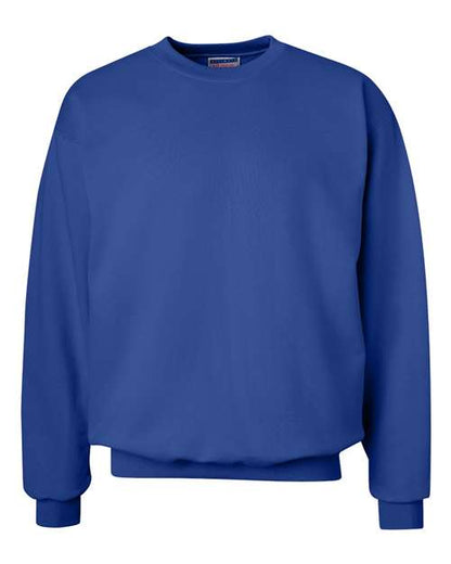 Hanes Unisex Ultimate Cotton® Crewneck Sweatshirt - Deep Royal Front