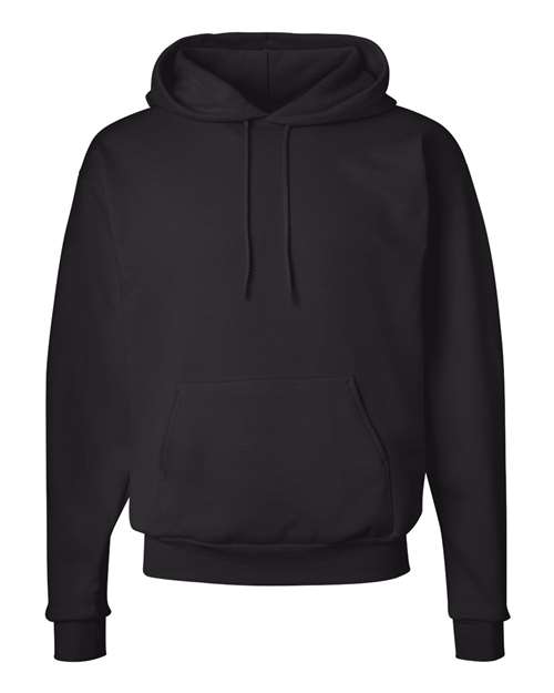 Hanes Unisex EcoSmart® Hooded Sweatshirt - Black Front