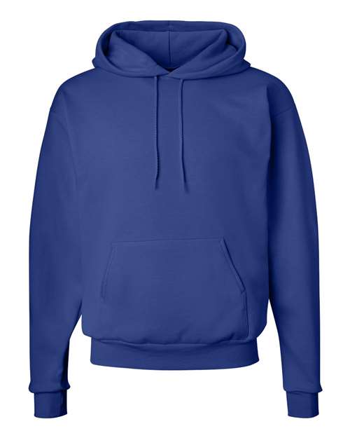 Hanes Unisex EcoSmart® Hooded Sweatshirt - Deep Royal Front