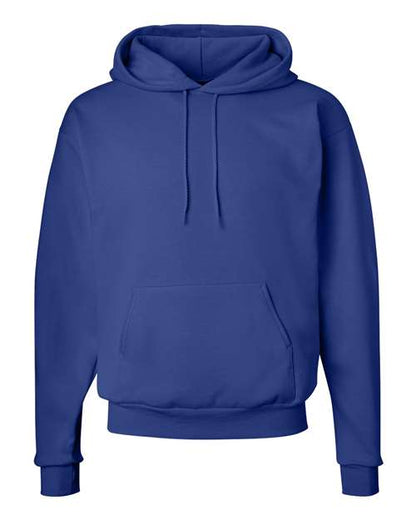 Hanes Unisex EcoSmart® Hooded Sweatshirt - Deep Royal Front