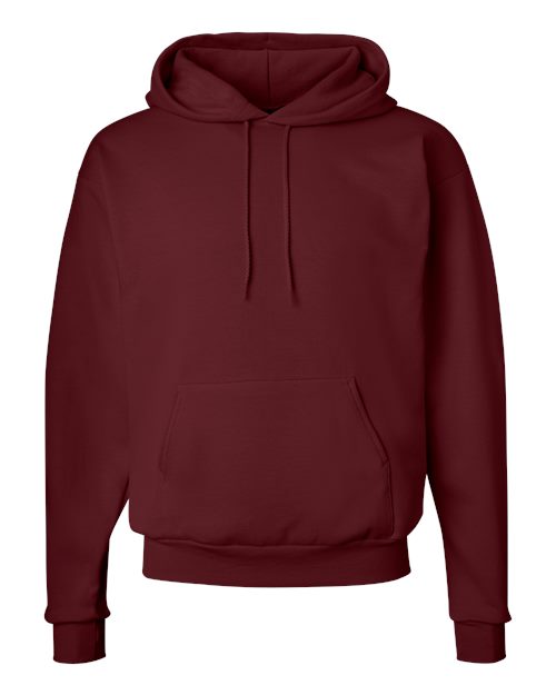 Hanes Unisex EcoSmart® Hooded Sweatshirt - Maroon Front