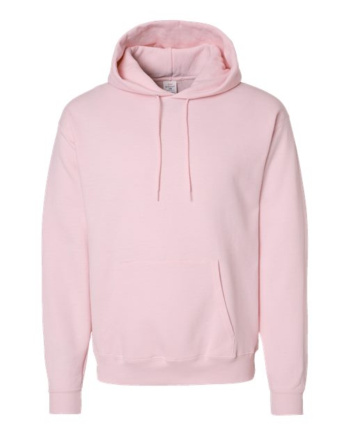 Hanes Unisex EcoSmart® Hooded Sweatshirt - Pale Pink Front