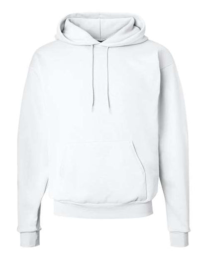 Hanes Unisex EcoSmart® Hooded Sweatshirt - White Front