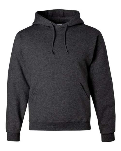JERZEES Unisex NuBlend® Hooded Sweatshirt - Black Heather Front