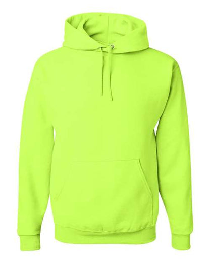 JERZEES Unisex NuBlend® Hooded Sweatshirt - Safety Green Front