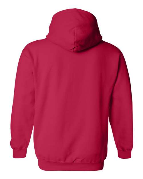 Unisex Heavy Blend™ Hooded Sweatshirt - Cherry Red Back