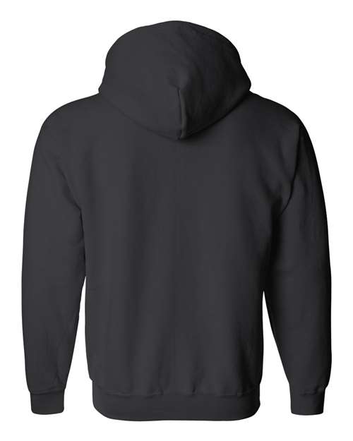 Unisex Heavy Blend™ Full-Zip Hooded Sweatshirt - Black Back