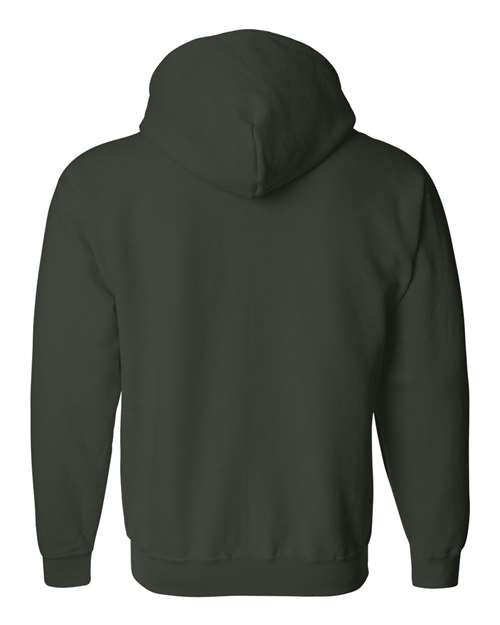 Unisex Heavy Blend™ Full-Zip Hooded Sweatshirt - Forest Back