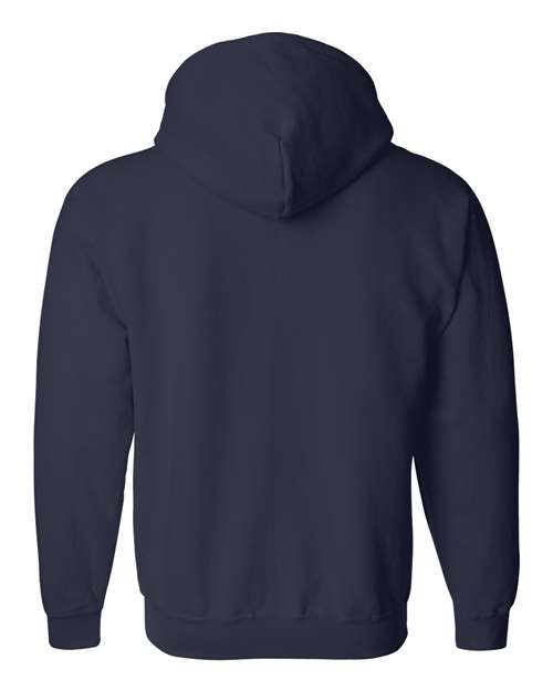 Unisex Heavy Blend™ Full-Zip Hooded Sweatshirt - Navy Back