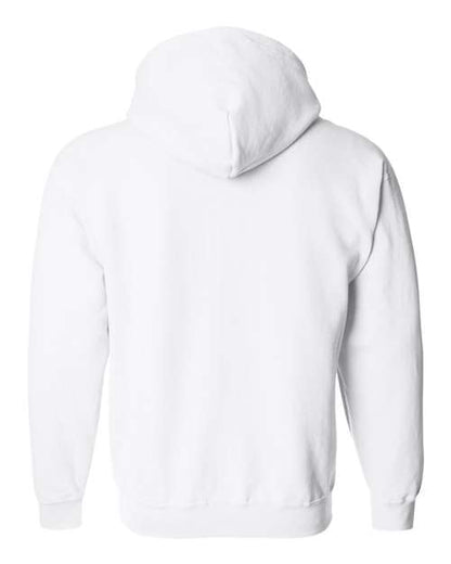 Unisex Heavy Blend™ Full-Zip Hooded Sweatshirt - White Back