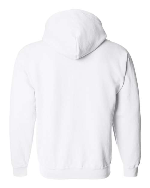 Unisex Heavy Blend™ Full-Zip Hooded Sweatshirt - White Back