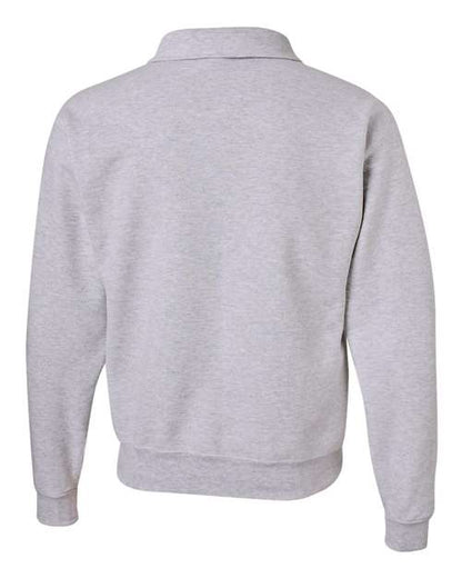 JERZEES Unisex Super Sweats NuBlend® Quarter-Zip Cadet Collar Sweatshirt - Back