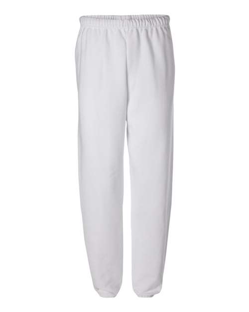 JERZEES Unisex NuBlend® Sweatpants - White Front