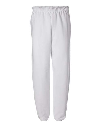 JERZEES Unisex NuBlend® Sweatpants - White Front