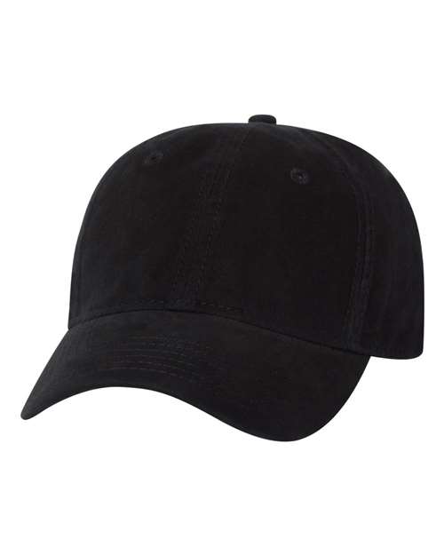 Valucap Unstructured Cap - Black Front