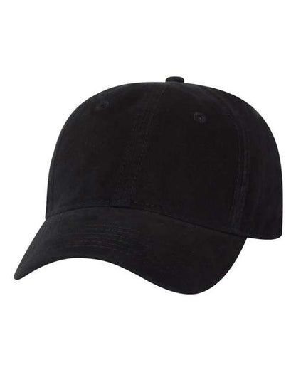 Valucap Unstructured Cap - Black Front