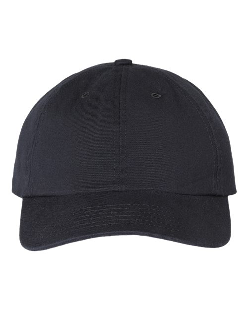 Classic Caps USA-Made Dad Hat - Black Front