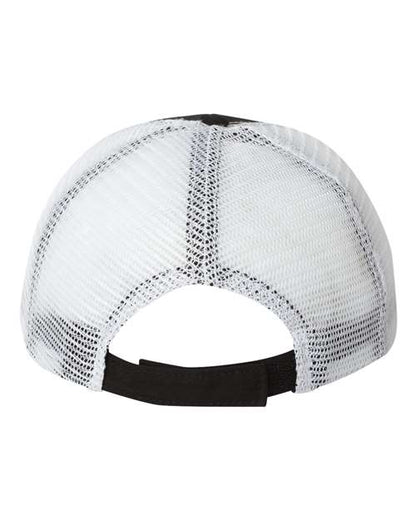 Valucap Bio-Washed Trucker Cap - Back