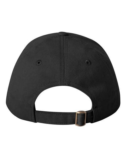 Valucap Heavy Brushed Twill Structured Cap - Back