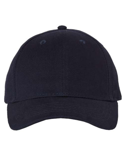 Valucap Heavy Brushed Twill Structured Cap - Navy Front