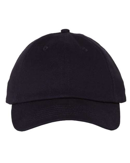 Valucap Brushed Twill Cap - Navy Front