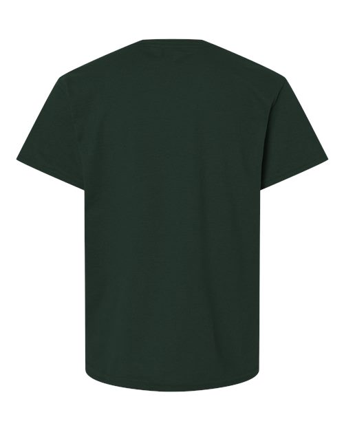 Youth DryBlend® T-Shirt - Forest Green Back