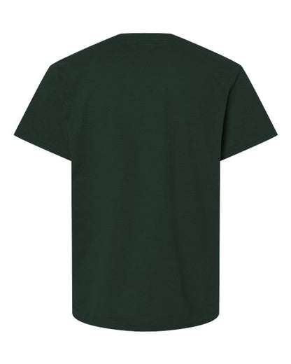 Youth DryBlend® T-Shirt - Forest Green Back