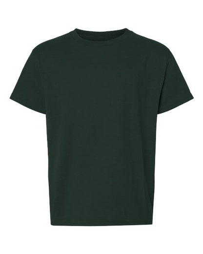 Youth DryBlend® T-Shirt - Forest Green Front