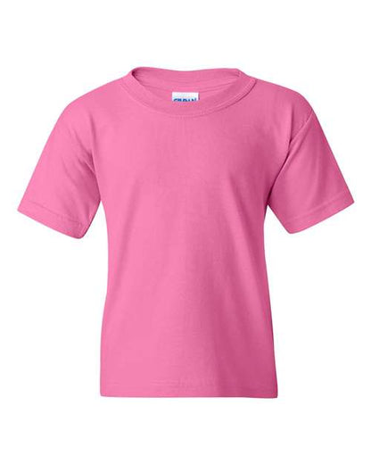 Youth Heavy Cotton™ T-Shirt - Azalea Front