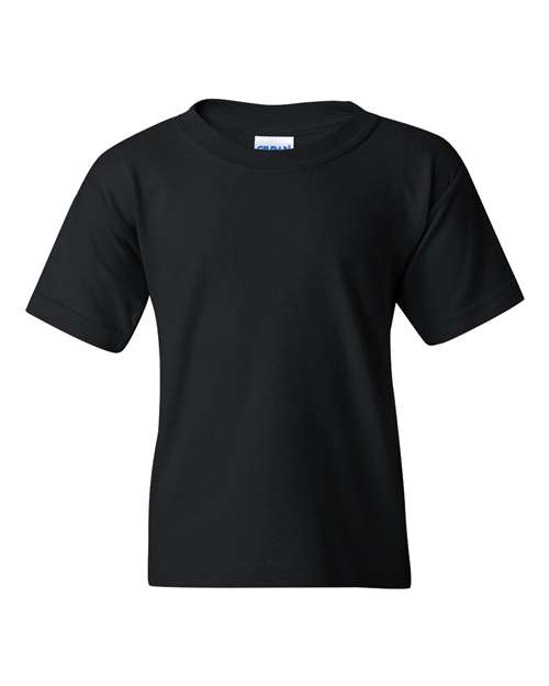 Youth Heavy Cotton™ T-Shirt - Black Front
