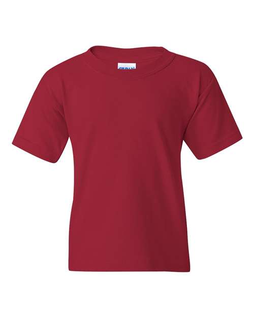 Youth Heavy Cotton™ T-Shirt - Cardinal Front