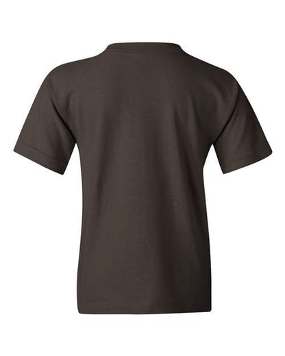 Youth Heavy Cotton™ T-Shirt - Dark Chocolate Back