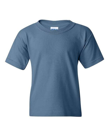 Youth Heavy Cotton™ T-Shirt - Indigo Blue Front