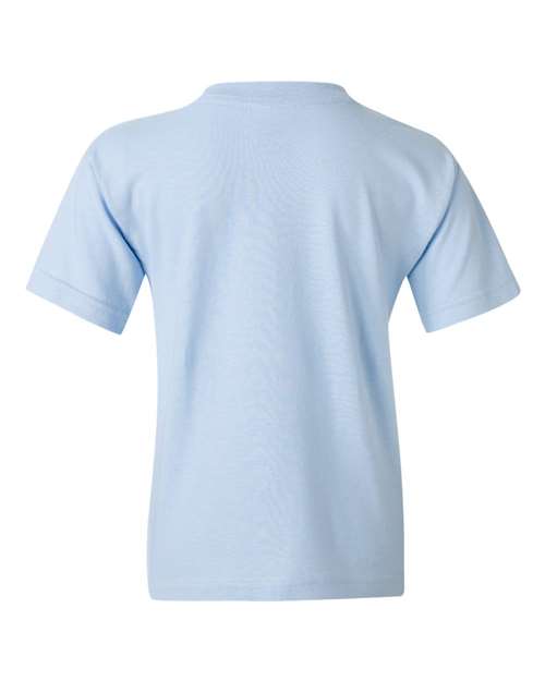 Youth Heavy Cotton™ T-Shirt - Light Blue Back