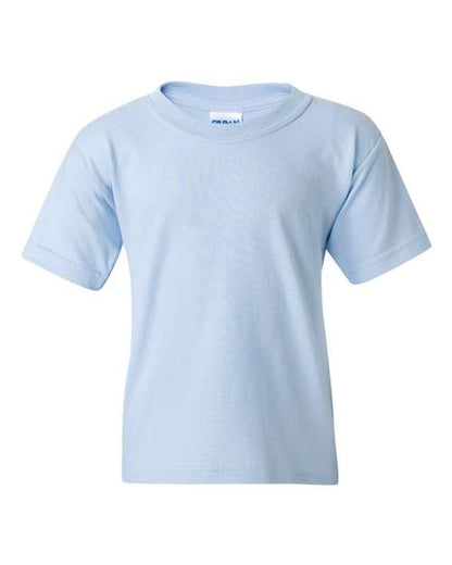 Youth Heavy Cotton™ T-Shirt - Light Blue Front