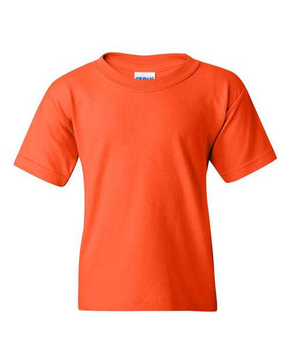 Youth Heavy Cotton™ T-Shirt - Orange Front