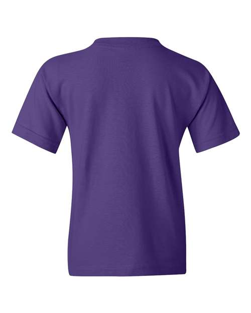 Youth Heavy Cotton™ T-Shirt - Purple Back