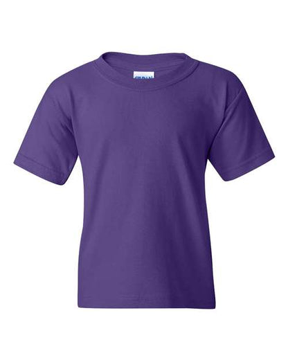 Youth Heavy Cotton™ T-Shirt - Purple Front