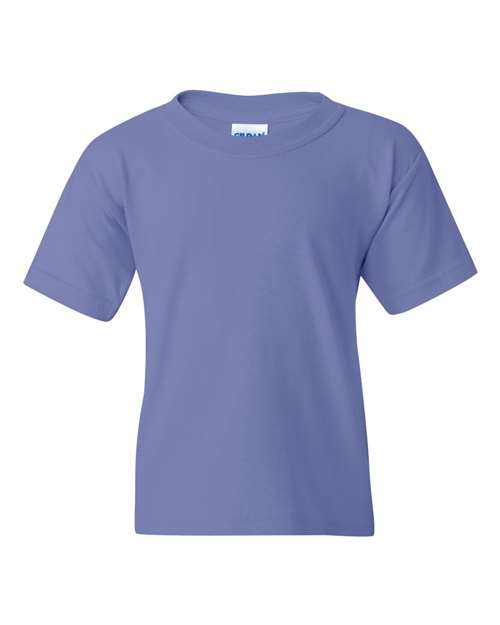 Youth Heavy Cotton™ T-Shirt - Violet Front