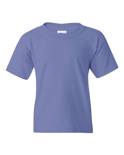 Youth Heavy Cotton™ T-Shirt - Violet Front