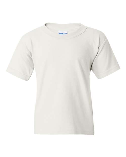Youth Heavy Cotton™ T-Shirt - White Front