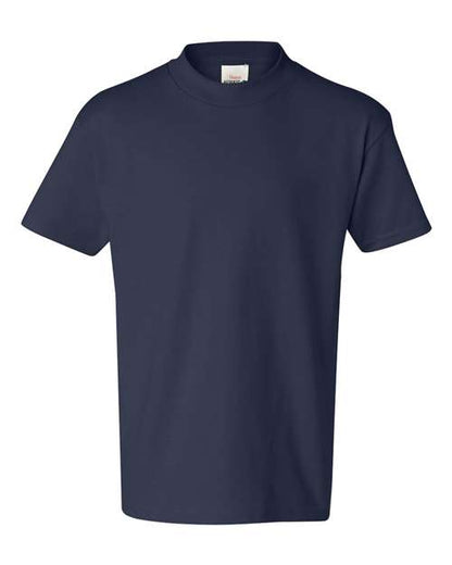 Hanes Youth Authentic T-Shirt - Navy Front