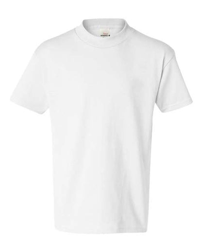 Hanes Youth Authentic T-Shirt - White Front